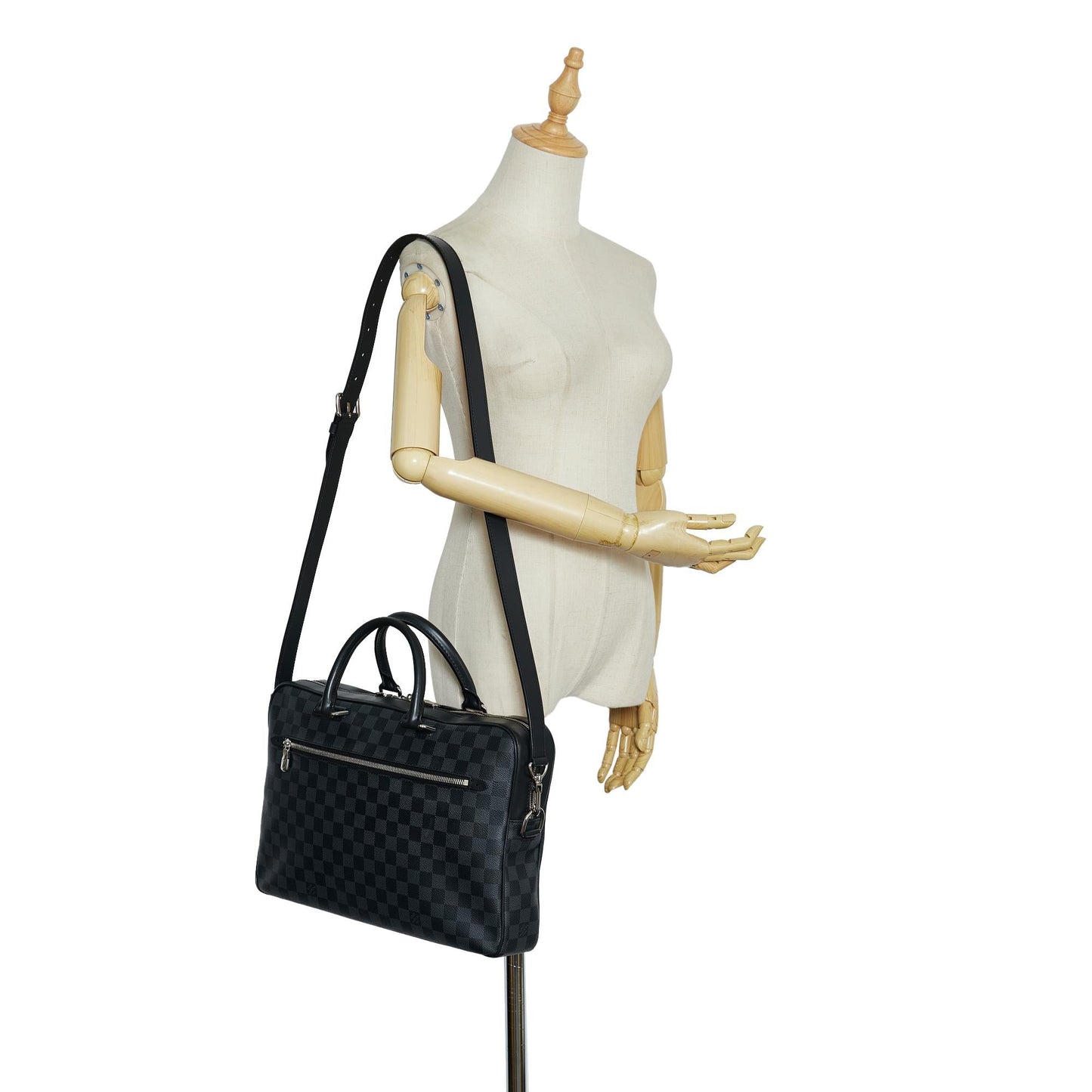 Louis Vuitton Damier Graphite Porte Documents Business PM (SHG-ptozKf)
