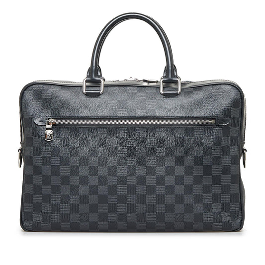 Louis Vuitton Damier Graphite Porte Documents Business PM (SHG-ptozKf)