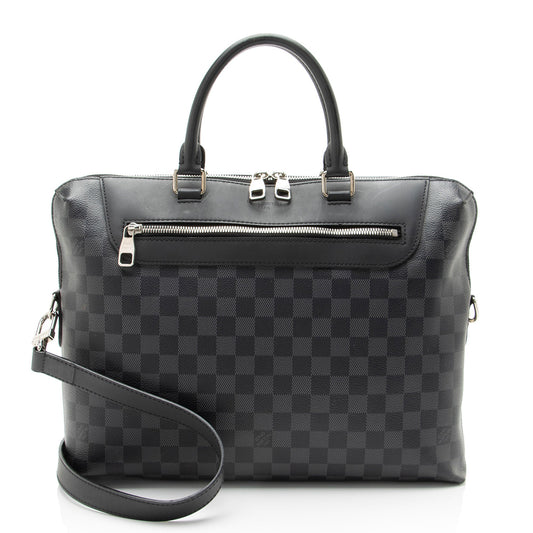 Louis Vuitton Damier Graphite Porte Documents Jour Messenger Bag