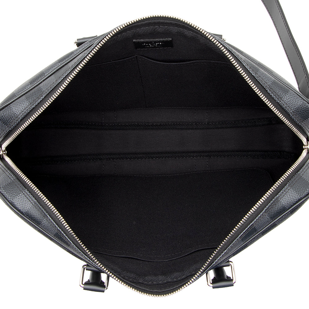 Louis Vuitton Damier Graphite Porte-Documents Voyage PM Messenger Bag (SHF-21192)
