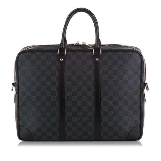 Louis Vuitton Damier Graphite Porte Documents Voyage PM (SHG-37034)