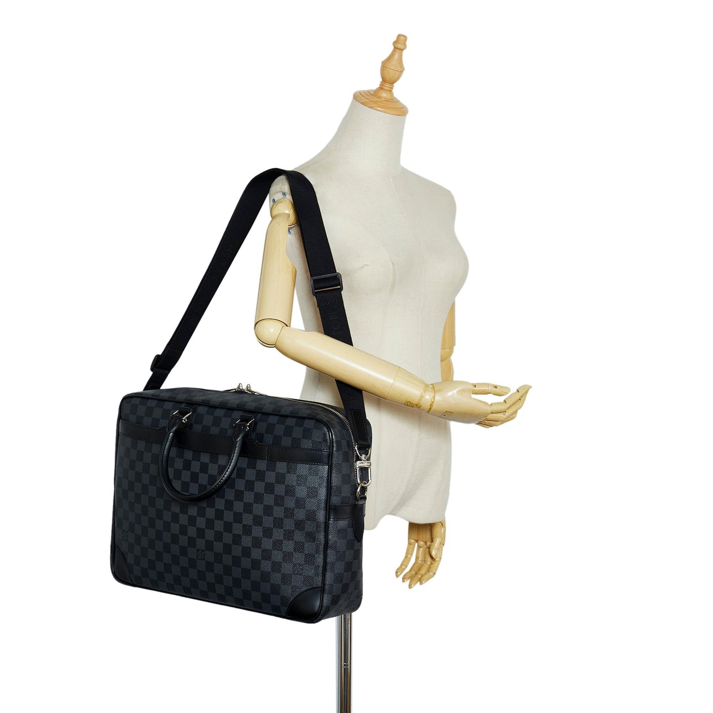 Louis Vuitton Damier Graphite Porte Documents Voyage PM (SHG-aFXOnQ)