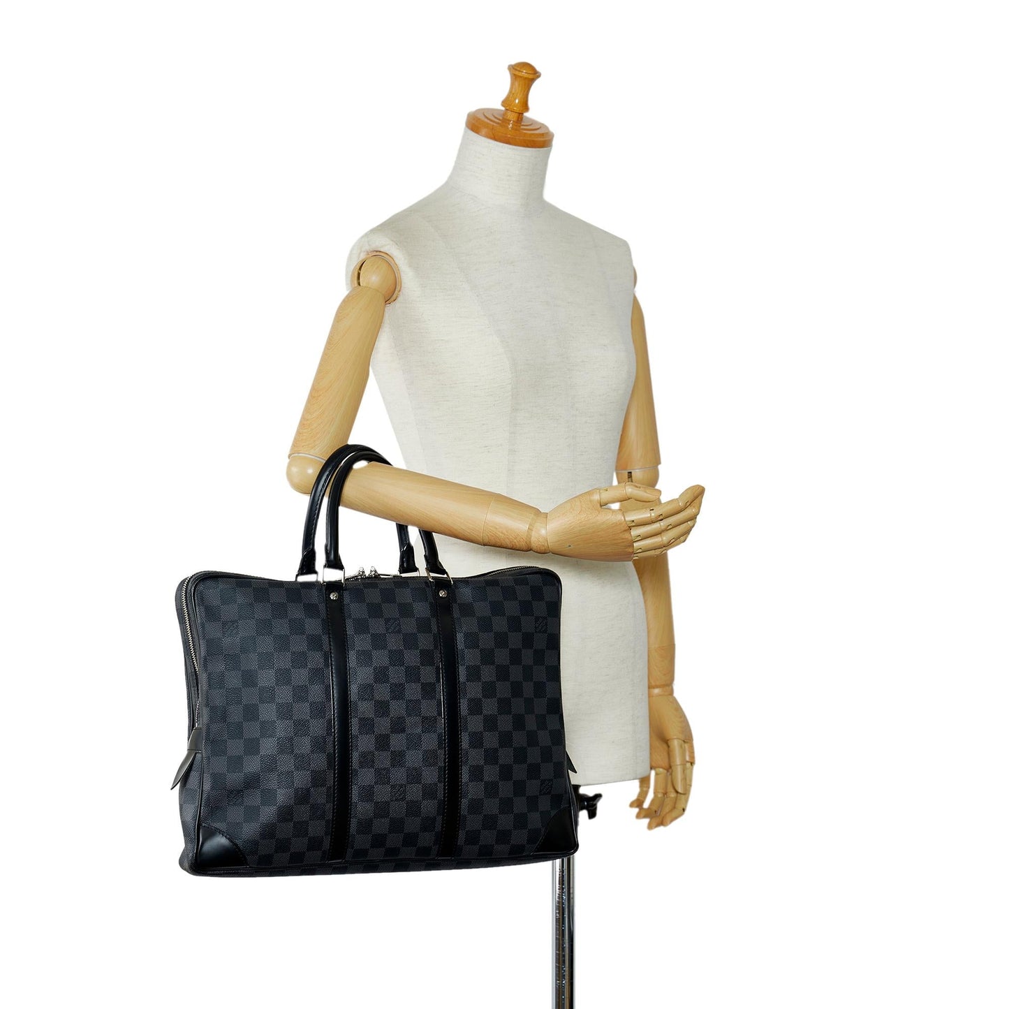 Louis Vuitton Damier Graphite Porte Documents Voyage PM (SHG-rllWo9)