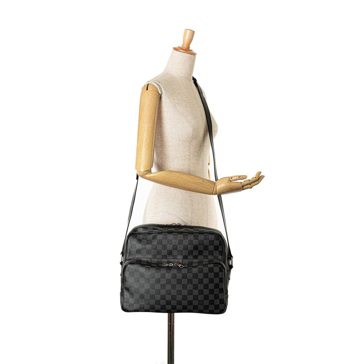 Louis Vuitton Damier Graphite Sac Leoh (SHG-hVIe5N)
