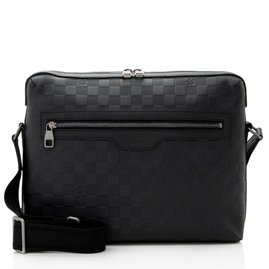 Louis Vuitton Damier Infini Leather Calypso MM Messenger Bag (SHF-19049)