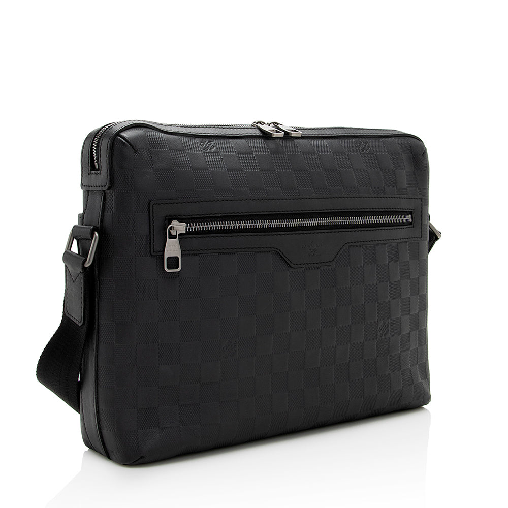 Louis Vuitton Damier Infini Leather Calypso MM Messenger Bag (SHF-19049)