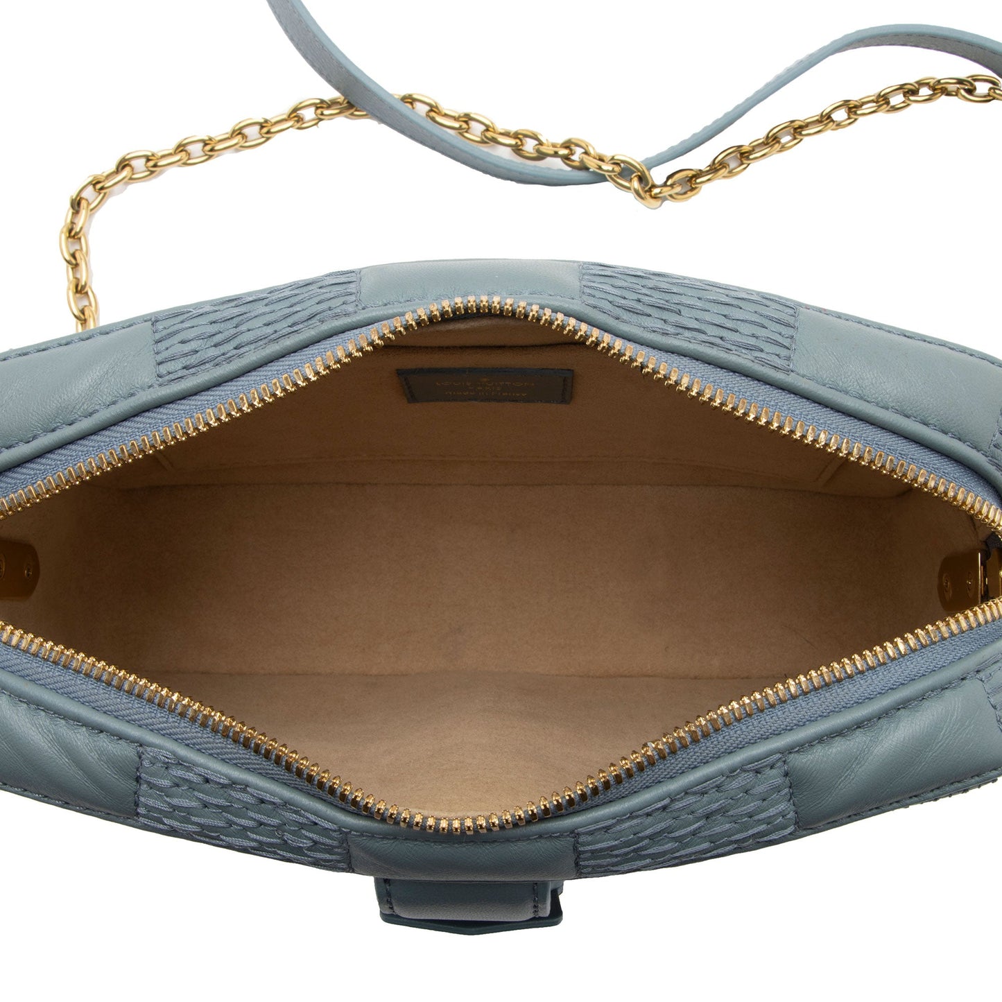 Louis Vuitton Damier Quilt Lambskin Troca PM Shoulder Bag (SHF-uMDcvw)