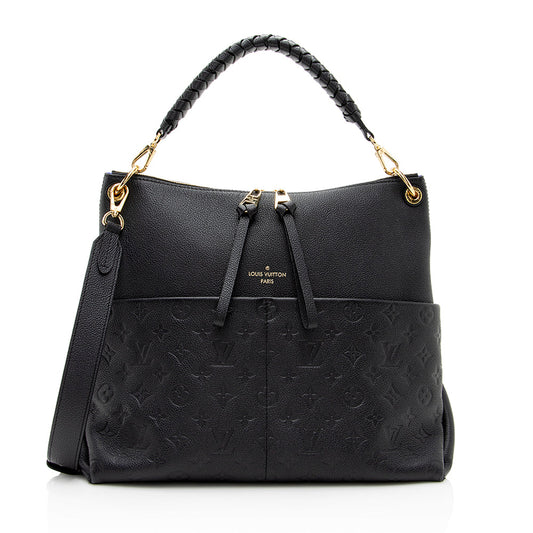 Louis Vuitton Embossed Grained Leather Maida Hobo (SHF-21160)