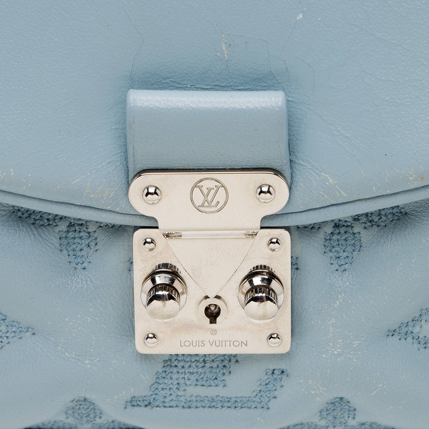 Louis Vuitton Embroidered Monogram Lambskin Mama Broderie Shoulder Bag -