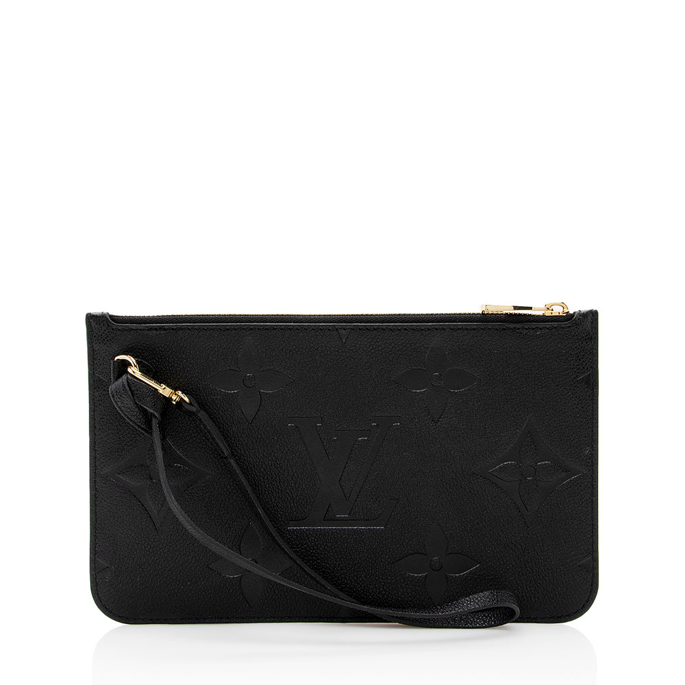 Louis Vuitton Empreinte Giant Monogram Neverfull MM Pochette (SHF-19213)
