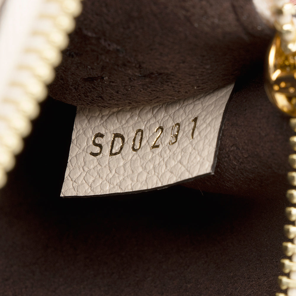 Louis Vuitton Giant Monogram  Empreinte Neverfull MM Pochette (SHF-20860)