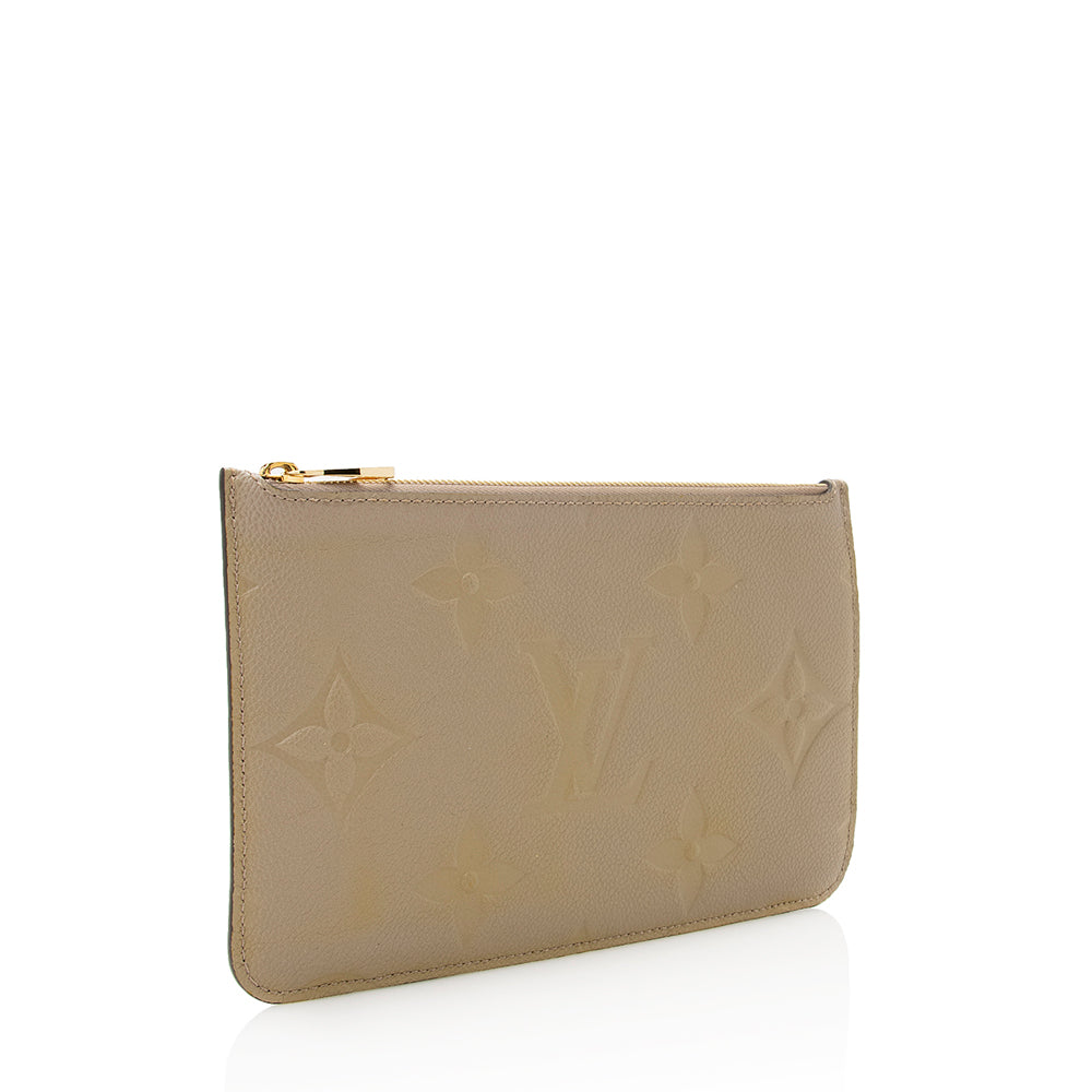 Louis Vuitton Empreinte Giant Monogram Neverfull MM Pochette (SHF-21782)