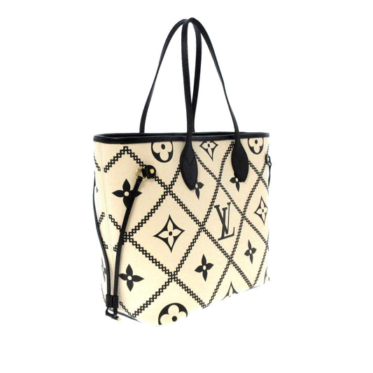 Louis Vuitton Empreinte Monogram Giant Broderies Neverfull MM (SHG-F1CNBX)