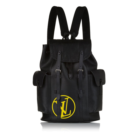 Louis Vuitton Epi Christopher Initials Backpack (SHG-35106)