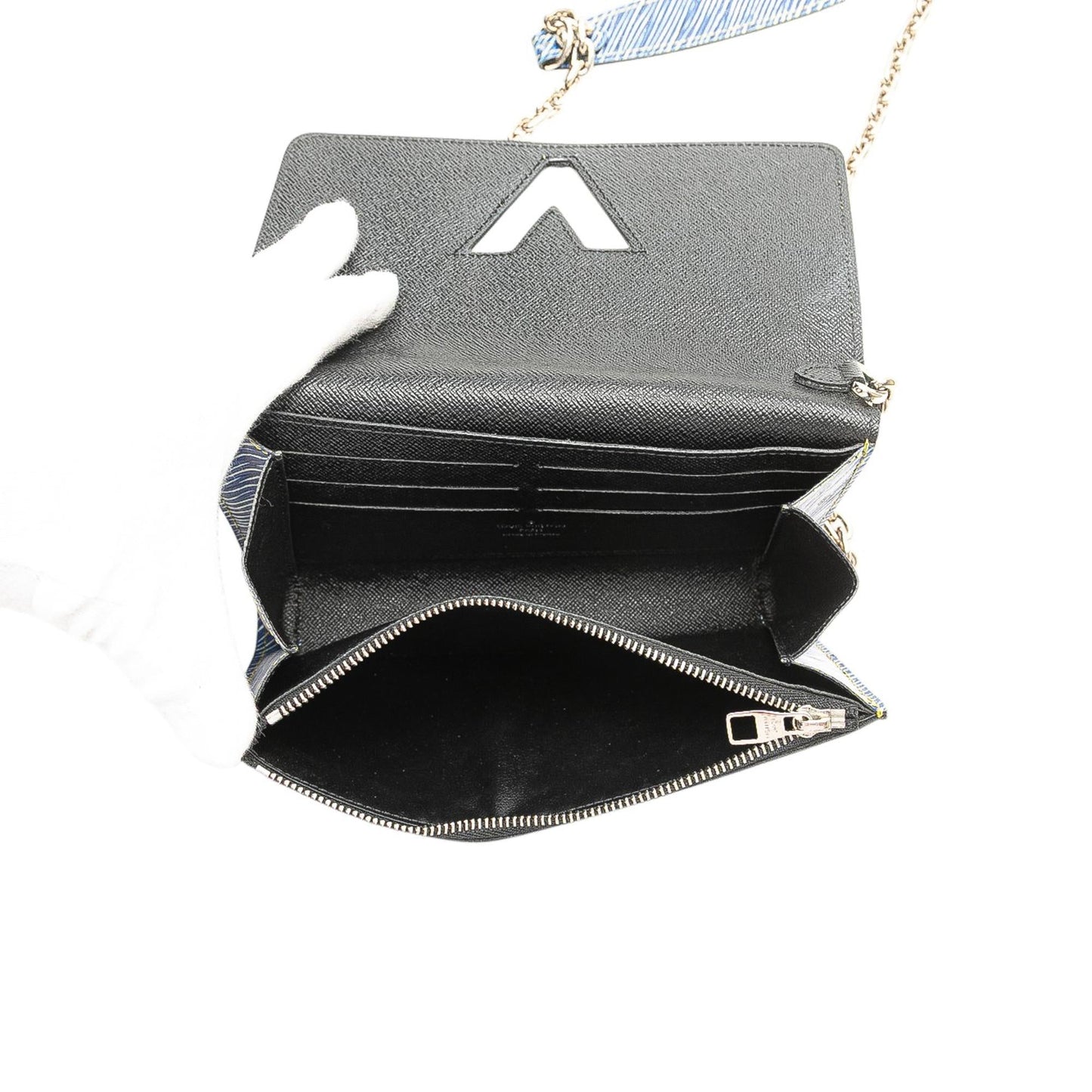 Louis Vuitton Epi Denim Twist Azteque Wallet on Chain