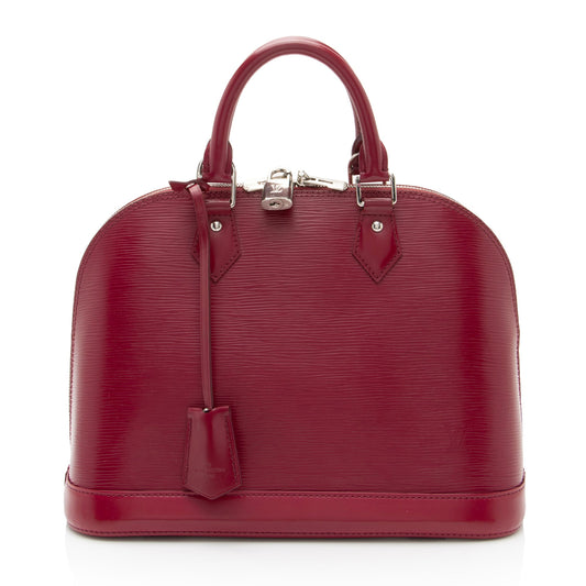 Louis Vuitton Epi Leather Alma PM Satchel (SHF-ckpHBp)