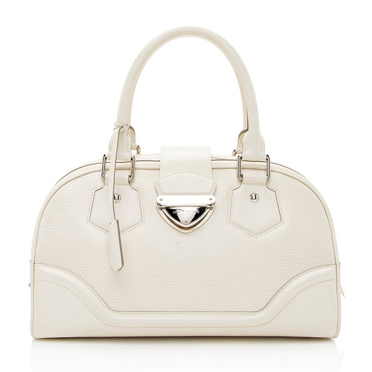 Louis Vuitton Epi Leather Bowling Montaigne GM Satchel -  (SHF-19092)