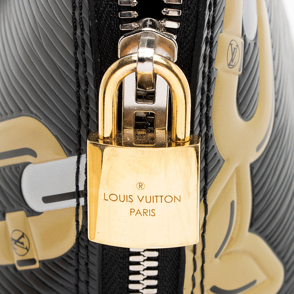 Louis Vuitton Epi Leather Chain Flower Alma PM Satchel (SHF-20005)