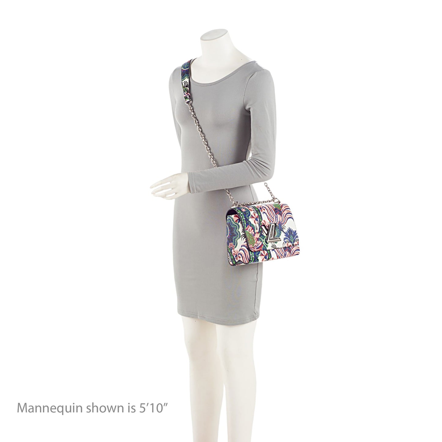 Louis Vuitton Epi Leather Floral Twist MM Shoulder Bag (SHF-L2vM4S)