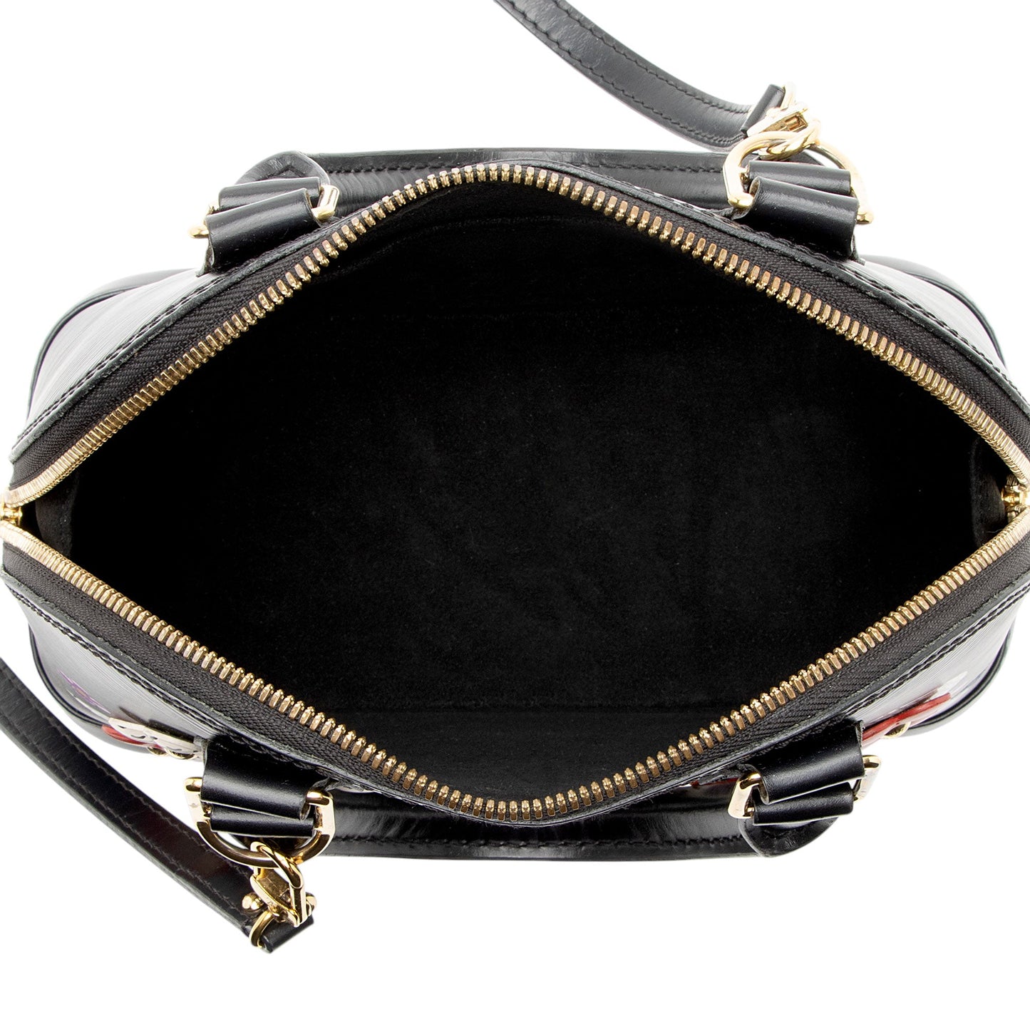 Louis Vuitton Epi Leather Flower Alma BB Satchel