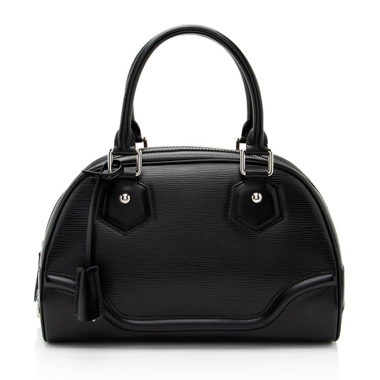 Louis Vuitton Epi Leather Montaigne Bowling PM Satchel (SHF-AU0hLG)