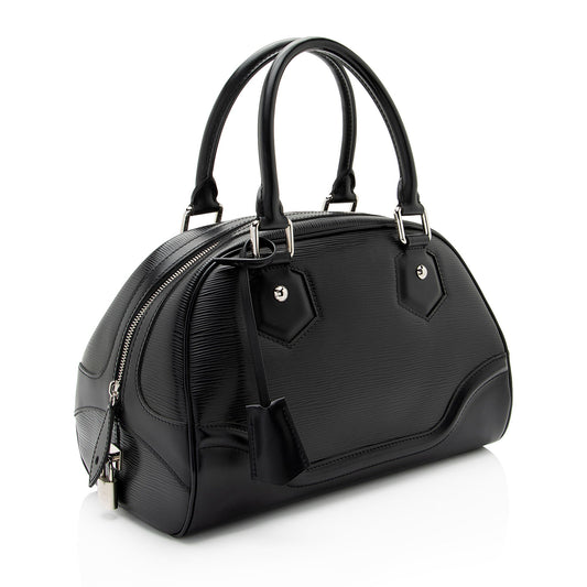 Louis Vuitton Epi Leather Montaigne Bowling PM Satchel (SHF-AU0hLG)