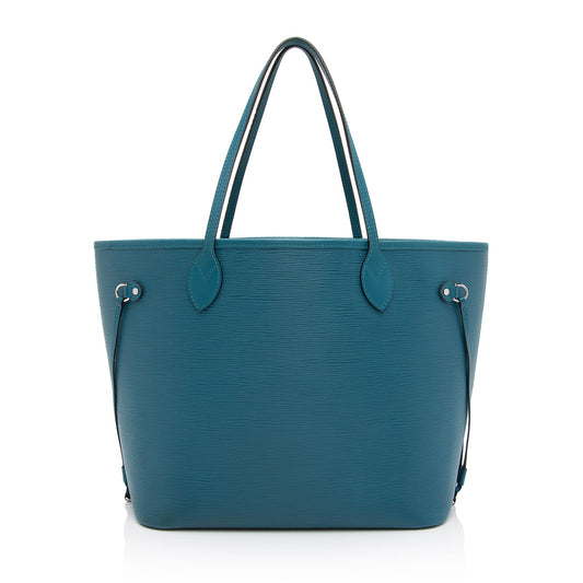 Louis Vuitton Epi Leather Neverfull MM Tote with Pochette (SHF-dJog5s)