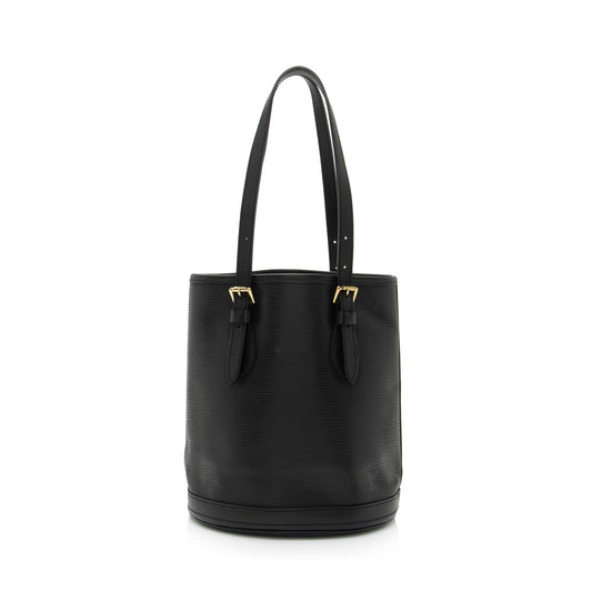 Louis Vuitton Epi Leather Petit Bucket Tote (SHF-aRWoz2)