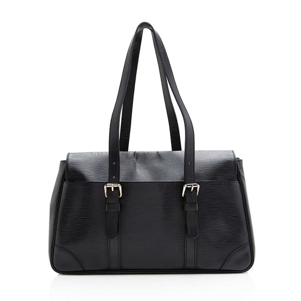 Louis Vuitton Epi Leather Segur MM Satchel -  (SHF-18791)