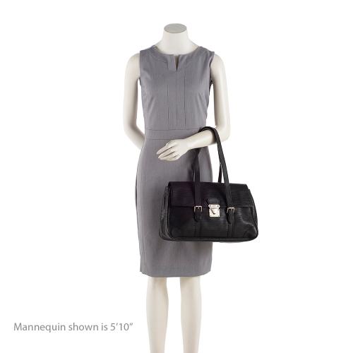 Louis Vuitton Epi Leather Segur MM Satchel -  (SHF-18791)