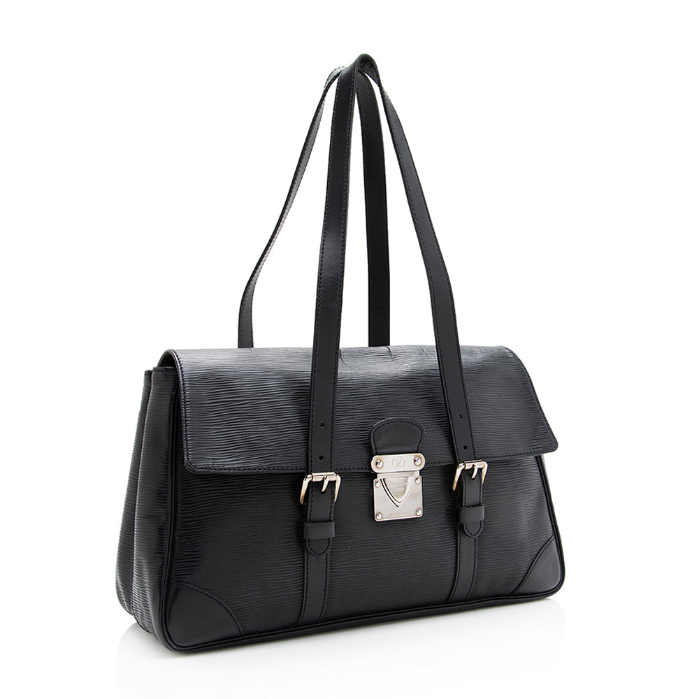 Louis Vuitton Epi Leather Segur MM Satchel -  (SHF-18791)