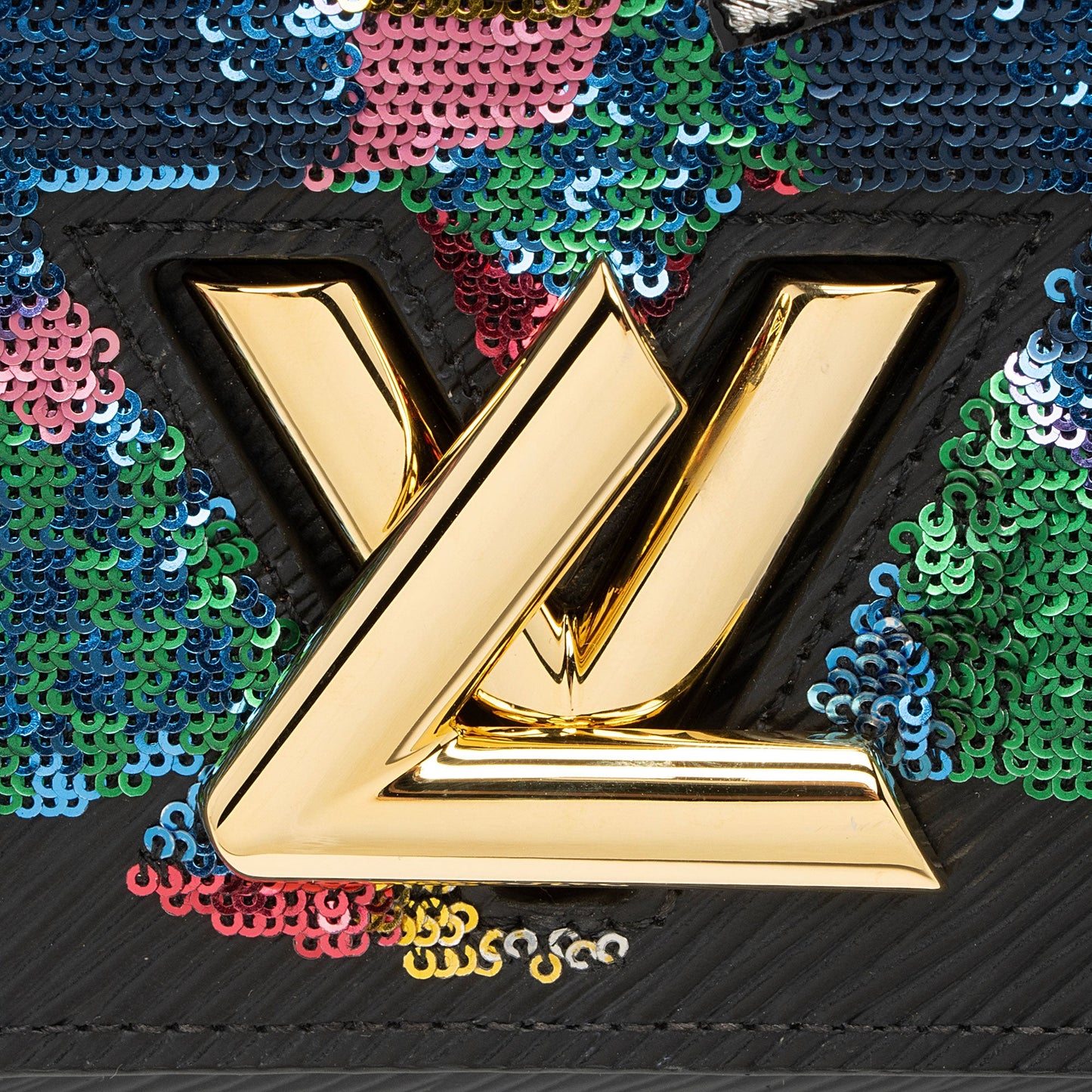 Louis Vuitton Epi Leather Sequin Hummingbird Twist Chain Wallet