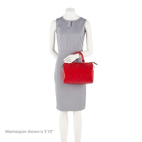 Louis Vuitton Epi Leather Speedy 25 Satchel (SHF-18501)
