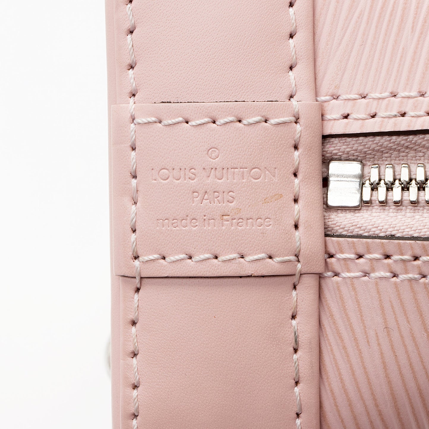 Louis Vuitton Epi Leather Stripes Alma BB Satchel (SHF-22258)