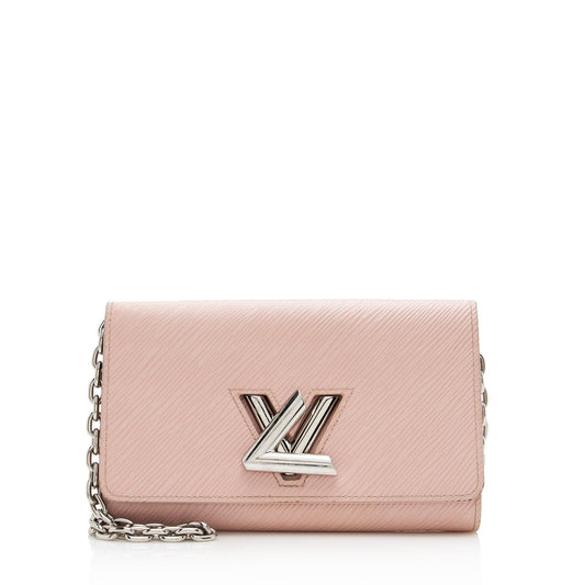 Louis Vuitton Epi Leather Twist Chain Wallet (SHF-22908)