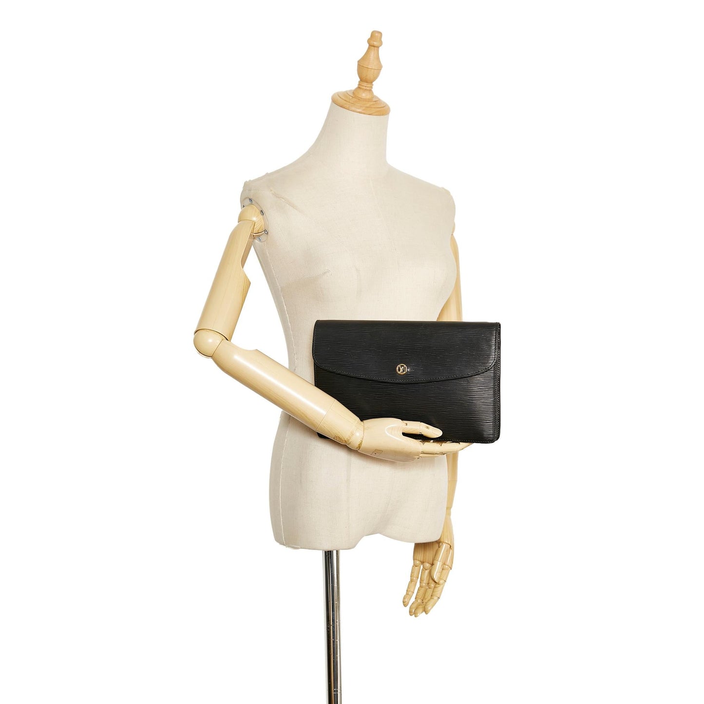 Louis Vuitton Epi Montaigne Clutch (SHG-iTS5fr)