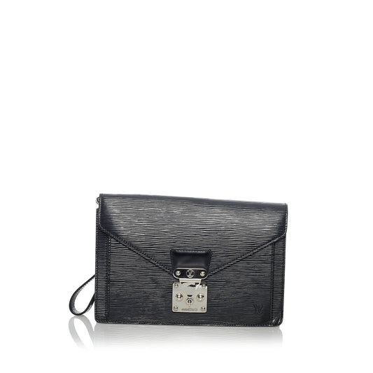 Louis Vuitton Epi Pochette Sellier Dragonne (SHG-29600)