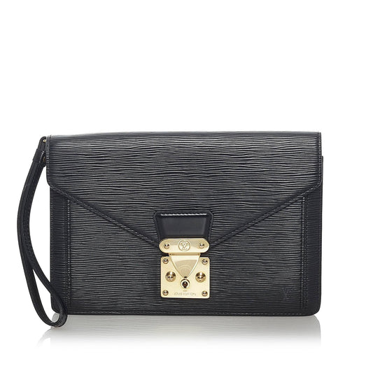 Louis Vuitton Epi Pochette Sellier Dragonne (SHG-32074)