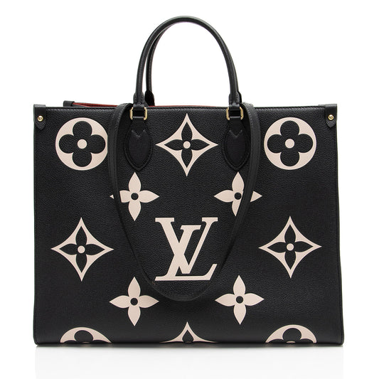 Louis Vuitton Giant Monogram Bicolor Empreinte Onthego GM Tote
