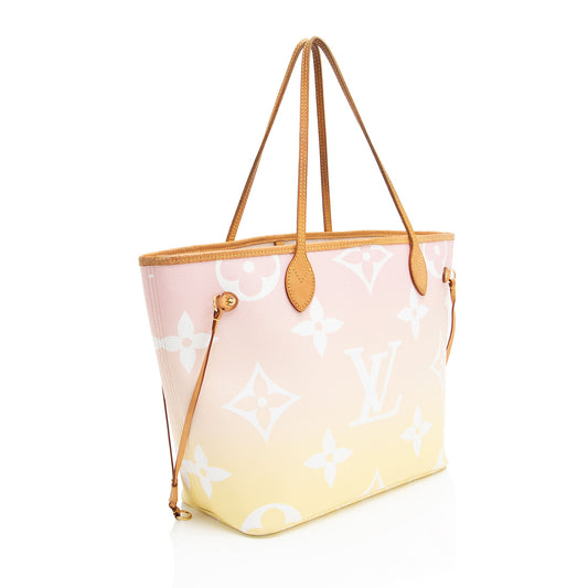 Louis Vuitton Giant Monogram Canvas By The Pool Neverfull MM Tote
