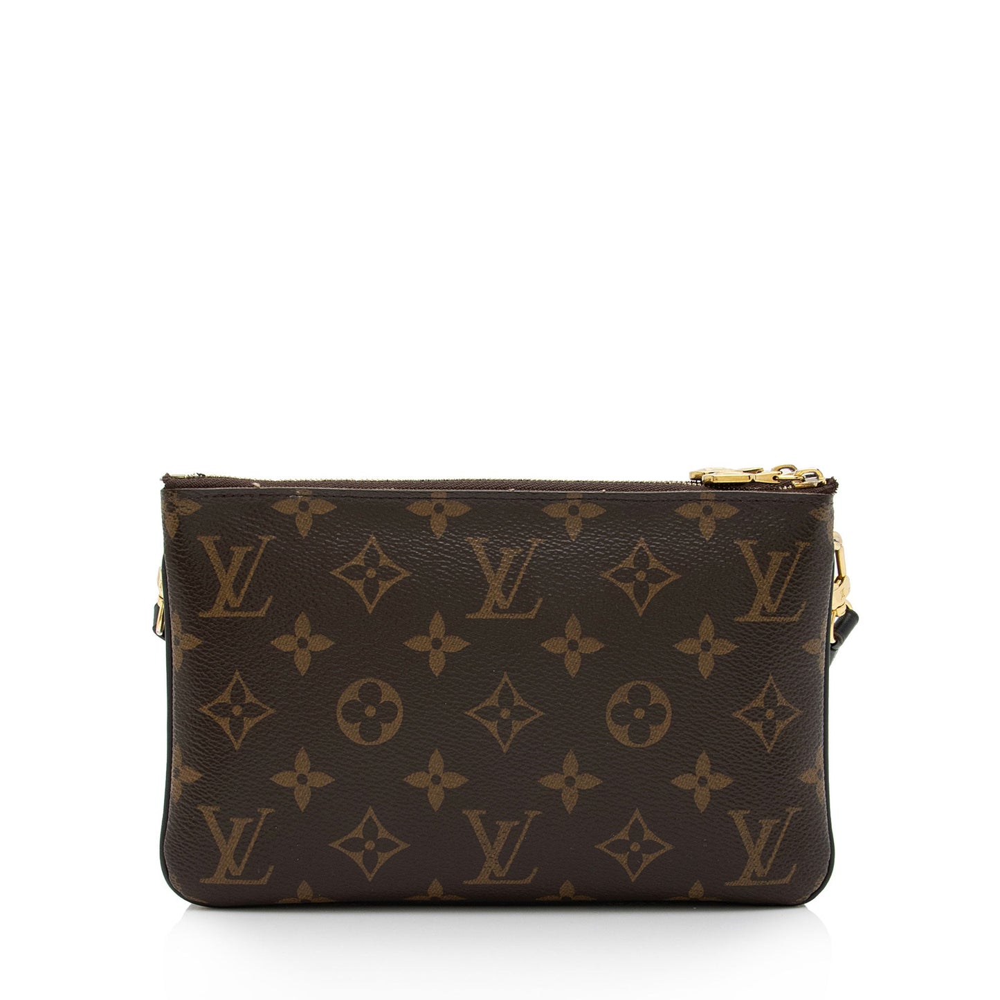 Louis Vuitton Giant Monogram Canvas Double Zip Pochette (SHF-gxhVVJ)