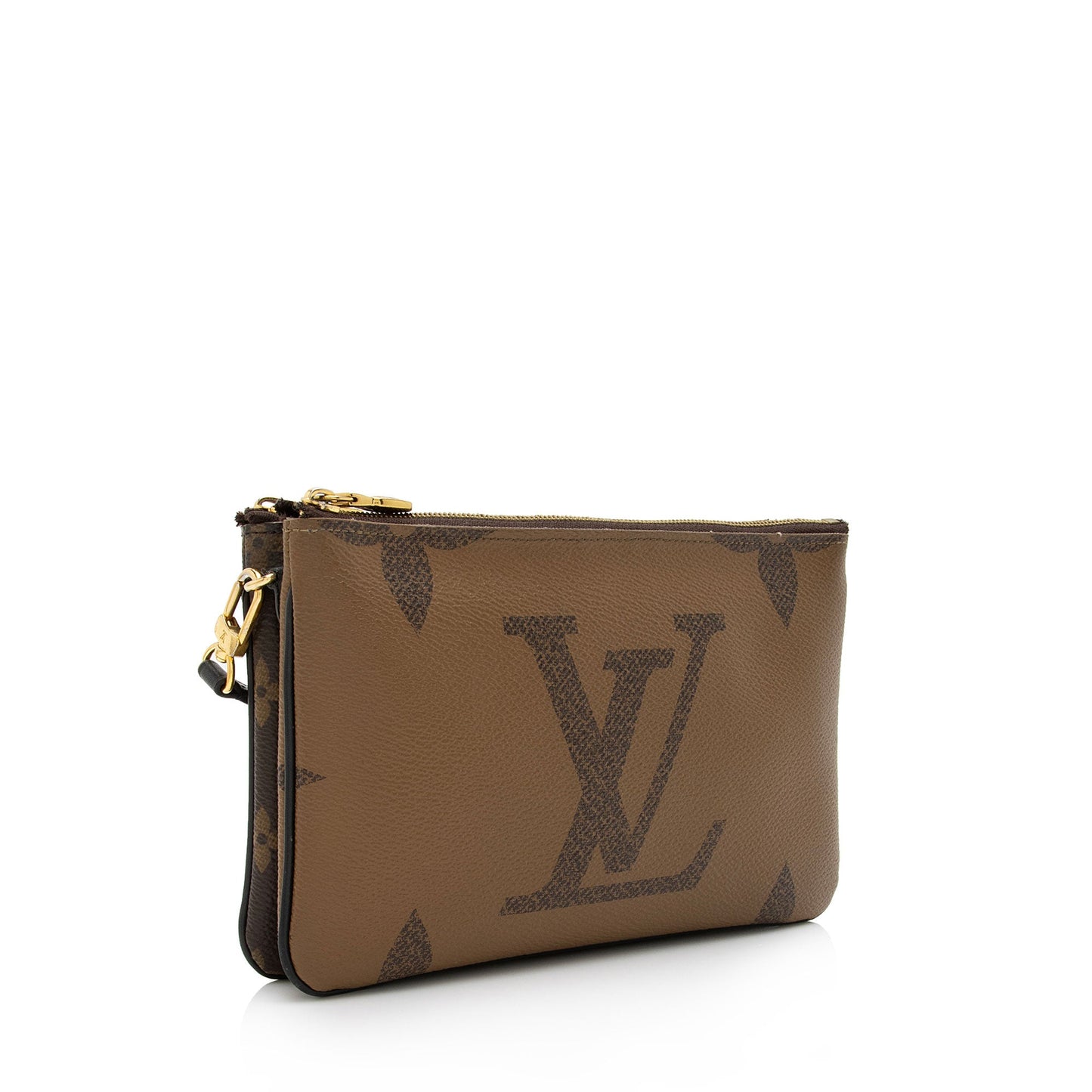 Louis Vuitton Giant Monogram Canvas Double Zip Pochette (SHF-gxhVVJ)