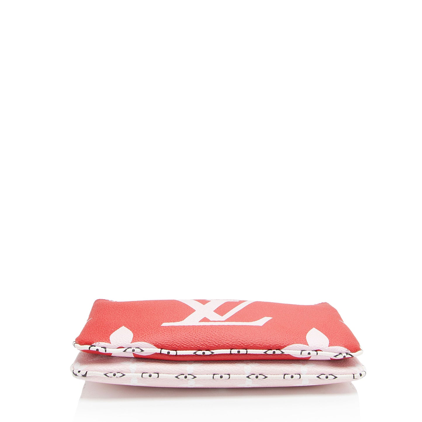 Louis Vuitton Giant Monogram Canvas Double Zip Pochette (SHF-quhlOa)