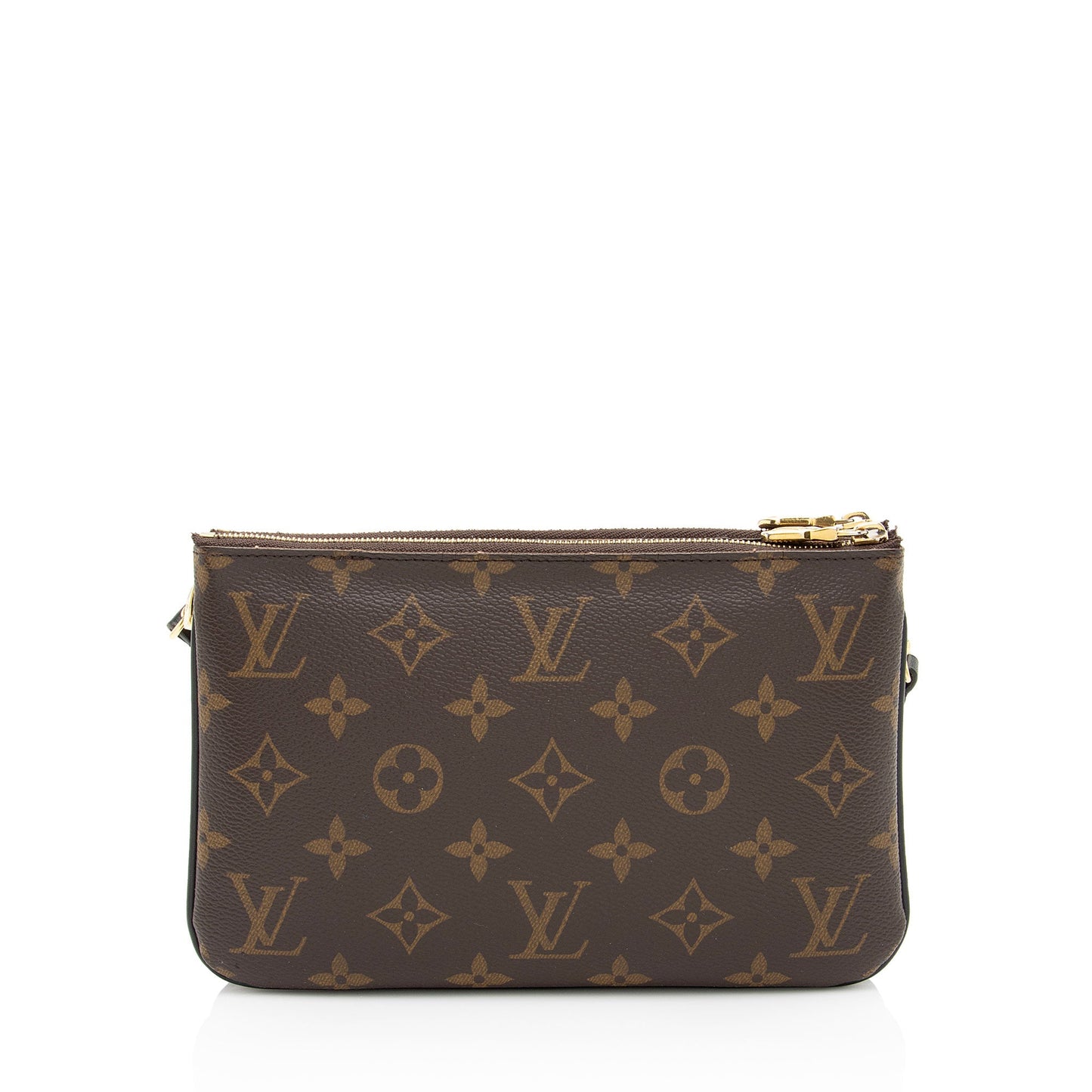 Louis Vuitton Giant Monogram Canvas Double Zip Pochette (SHF-qlqavz)
