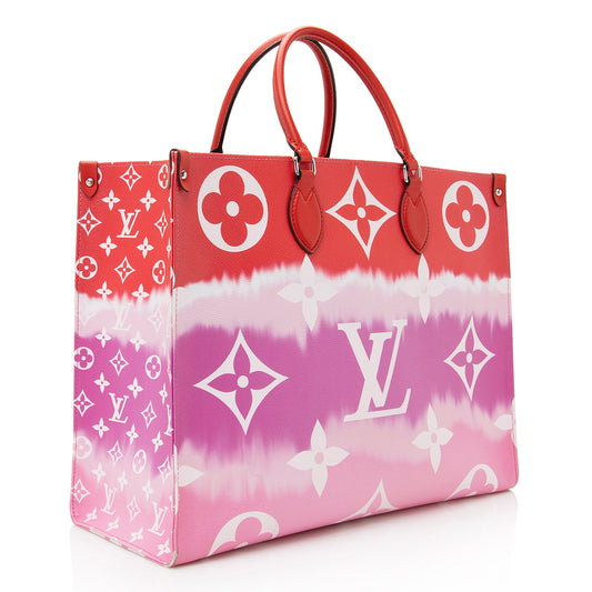 Louis Vuitton Giant Monogram Canvas Escale Onthego GM Tote (SHF-22339)