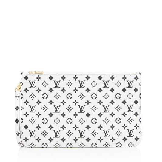 Louis Vuitton Giant Monogram Canvas Neverfull MM Pochette (SHF-bEeket)