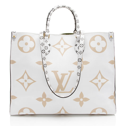 Louis Vuitton Giant Monogram Canvas Onthego GM Tote (SHF-2OCOFy)