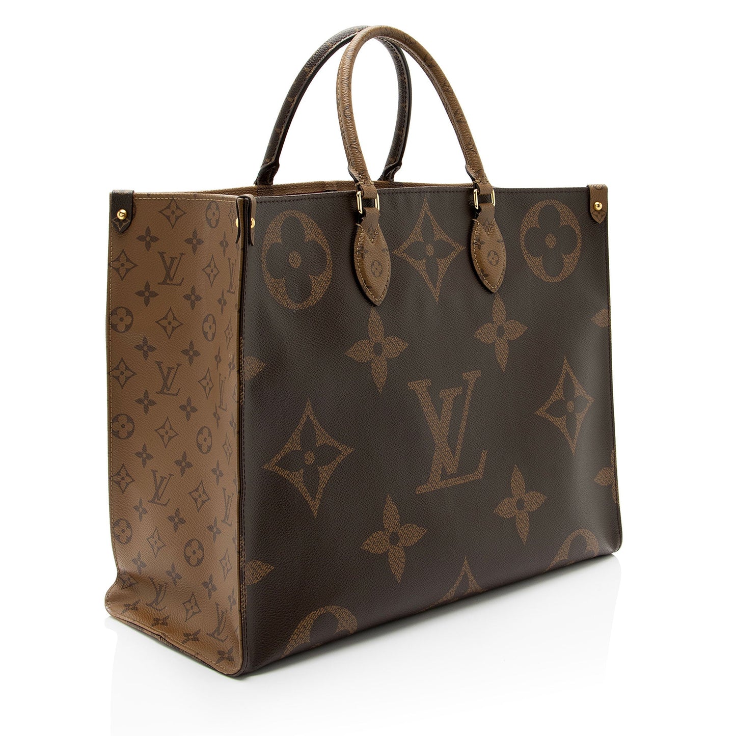 Louis Vuitton Giant Monogram Canvas Onthego GM Tote (SHF-FtrApE)