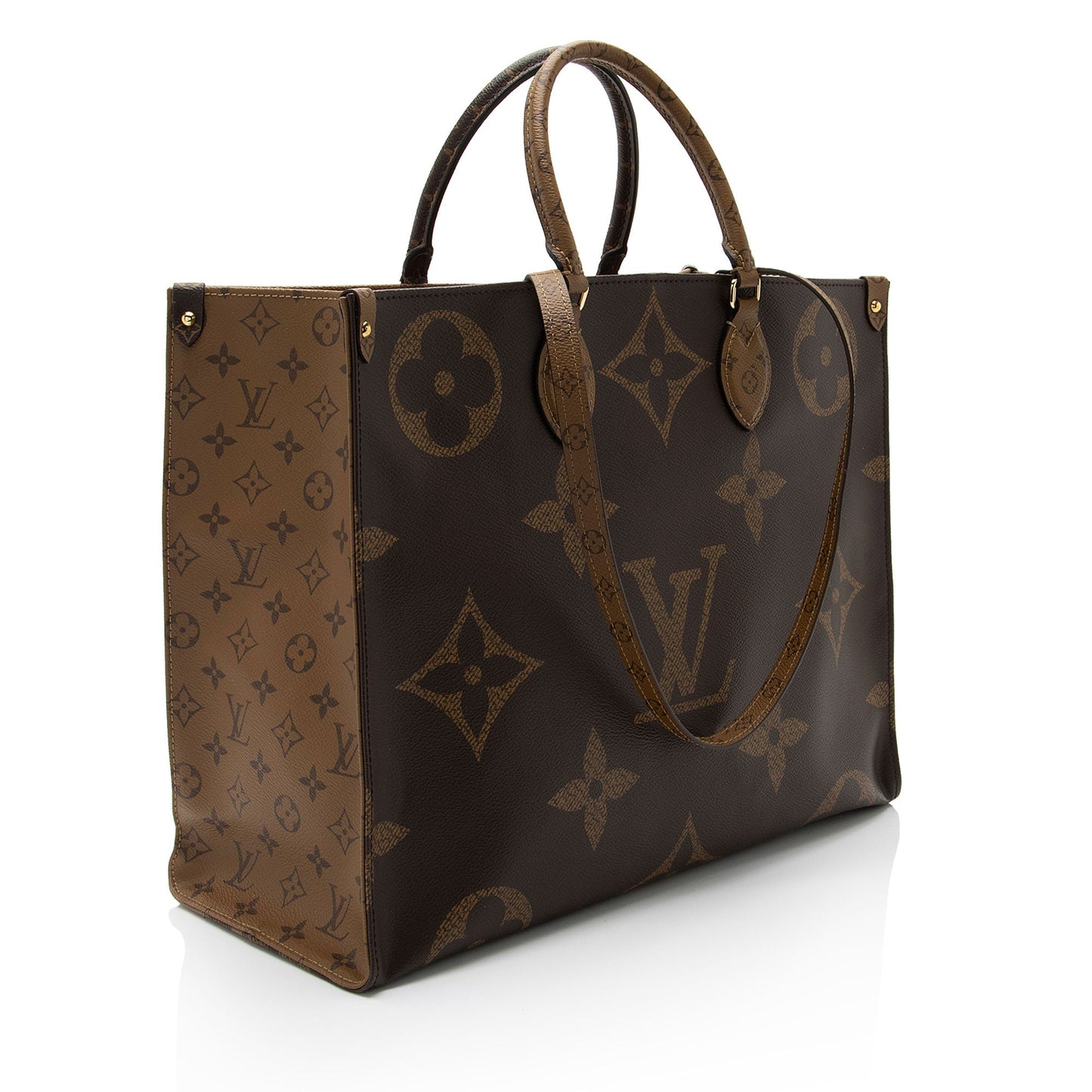 Louis Vuitton Giant Monogram Canvas Onthego GM Tote (SHF-6siASN)