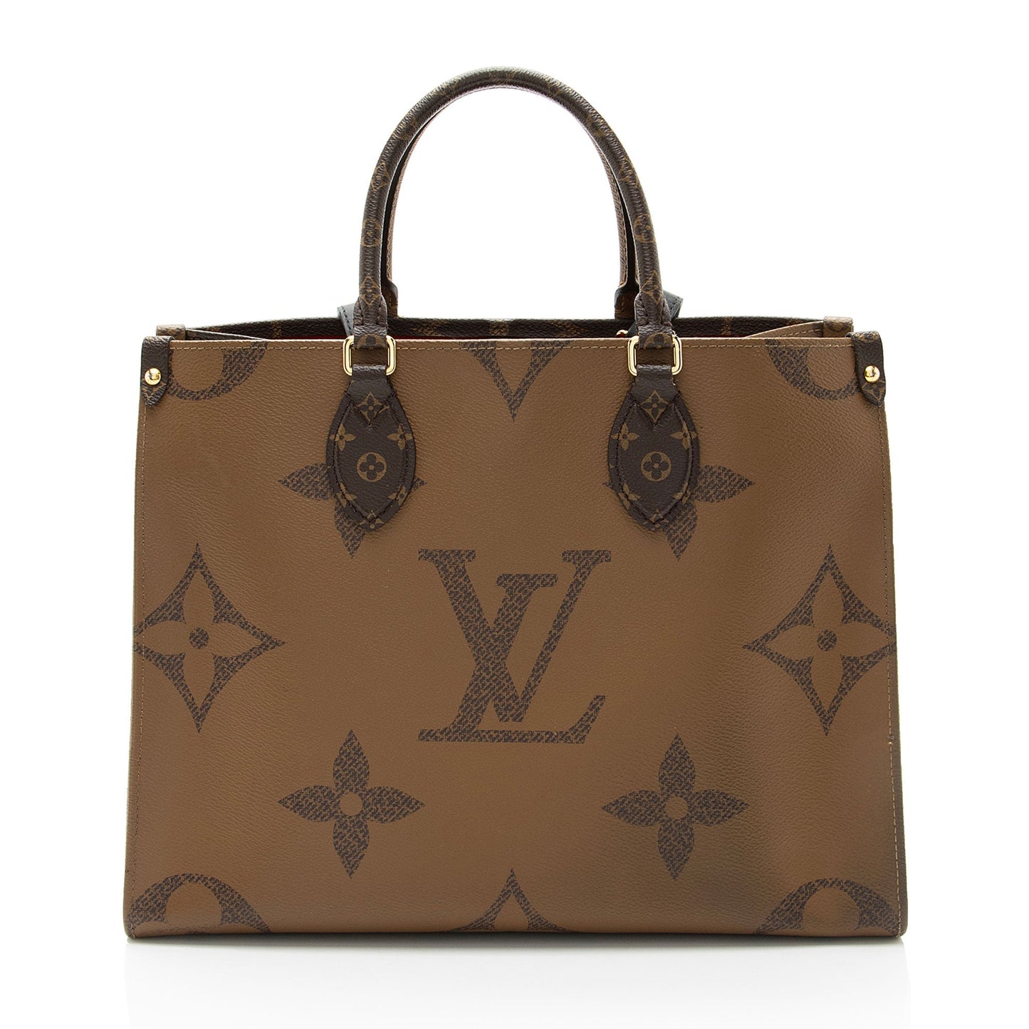 Louis Vuitton Giant Monogram Canvas Onthego MM Tote (SHF-OPM7Zk)